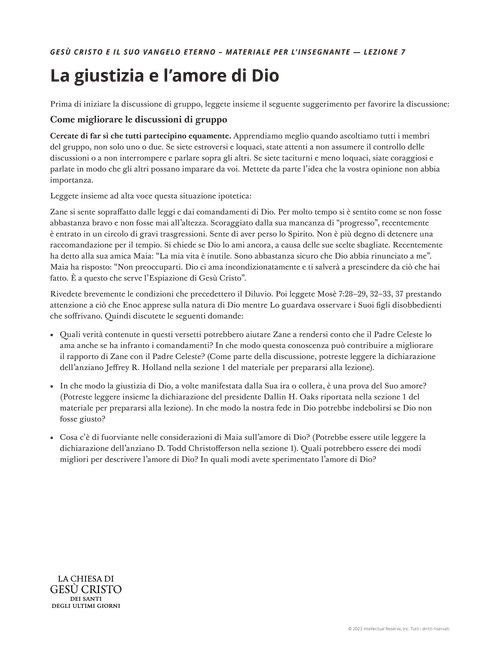 scheda per l’insegnante