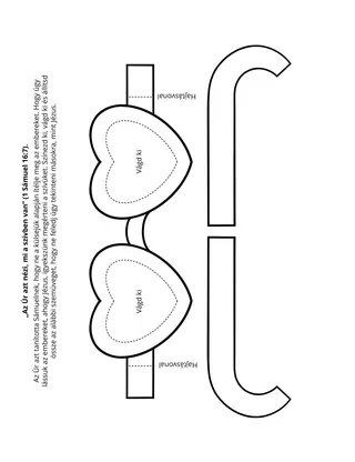 elemis tevékenységi oldal: Az Úr azt nézi, ami a szívben van