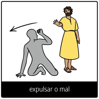 Símbolo do evangelho — expulsar o mal