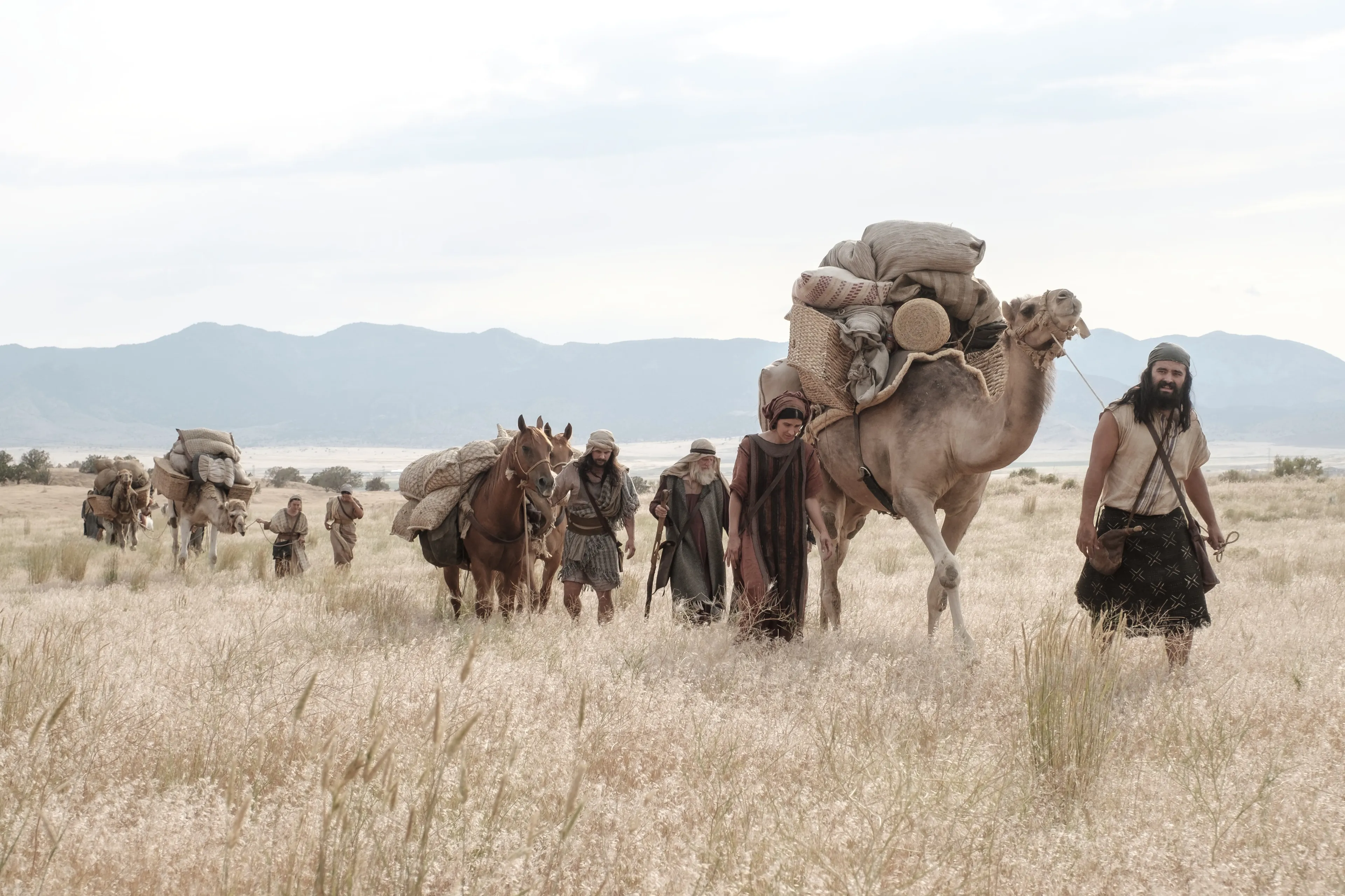 Lehi's sons and Ishmael's family travel in the wilderness.