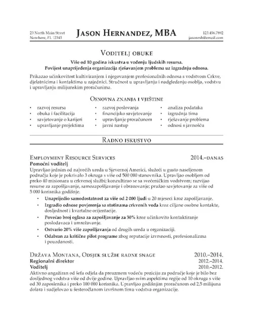 Hernandezov životopis