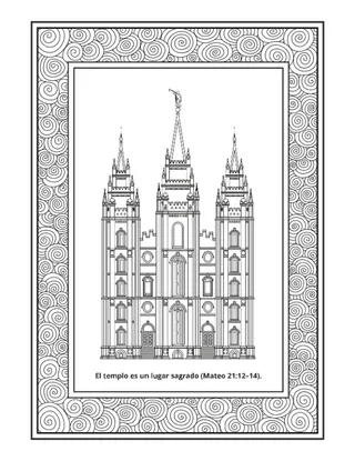 Hoja de actividades: El templo es sagrado