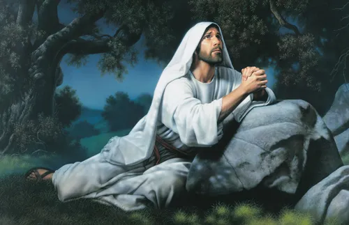 the Savior in Gethsemane