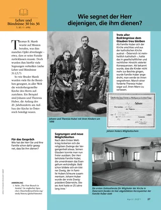 article on blessings of service