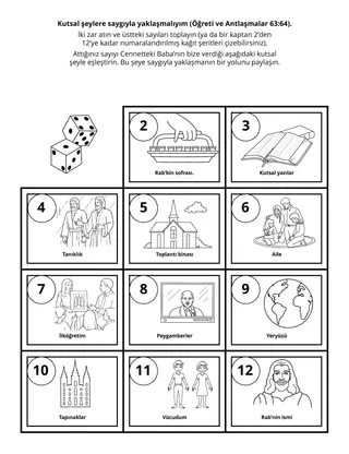 çocuklar için etkinlik sayfası