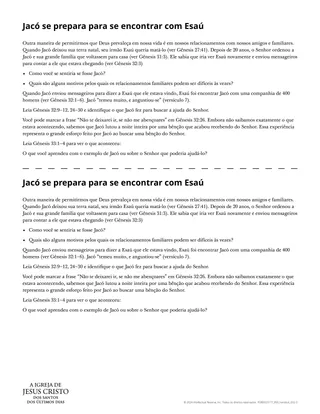 Jacó se prepara para se encontrar com Esaú