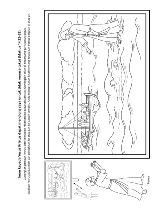 halaman kegiatan: Yesus Kristus dapat menolong saya menjadi tidak takut