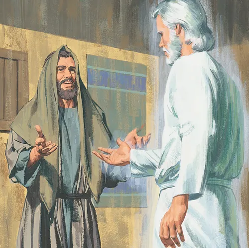 Jesus appearing to man