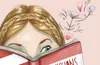 girl with book