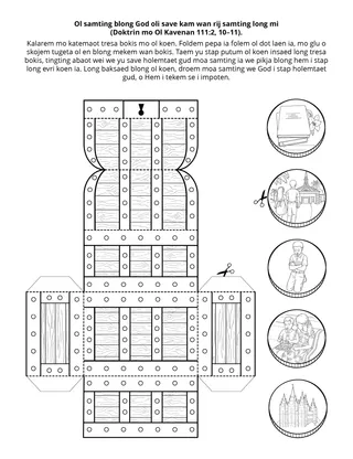aktiviti pej blong ol pikinini
