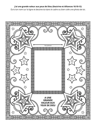 page d’activité pour les enfants