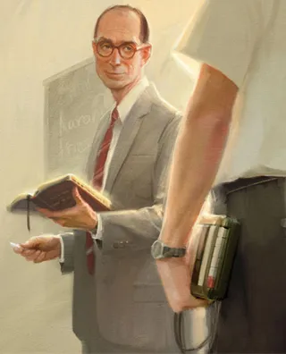 President Eyring teaching