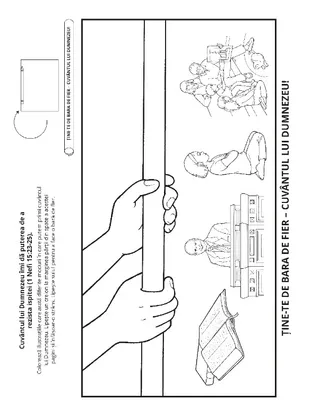 Pagină cu activități: cuvântul lui Dumnezeu mă ajută să rezist ispitelor