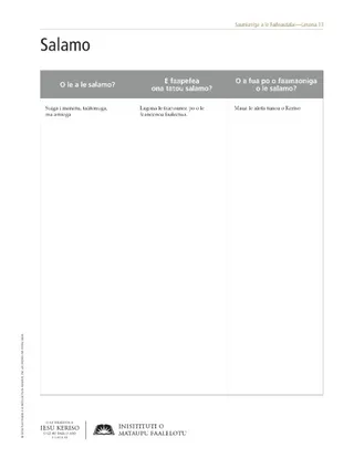 Pepa e tufa atu o le salamo