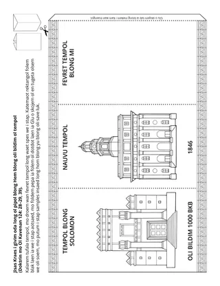 aktiviti pej blong ol pikinini