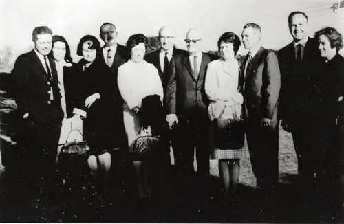 group at dedication of Spain