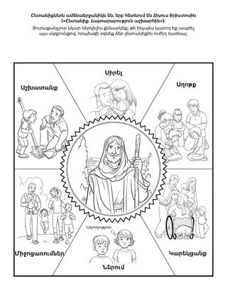 գործնական աշխատանքի էջ երեխաների համար