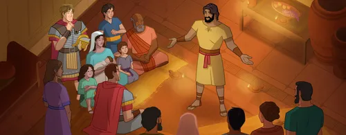 Peter teaches about Jesus Christ.