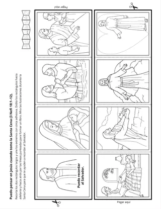 Hoja de actividades: Puedo recordar al Salvador