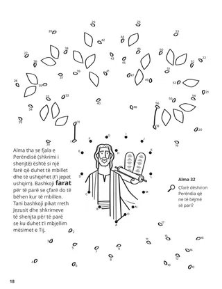 Alma Compared the Word to a Seed coloring page