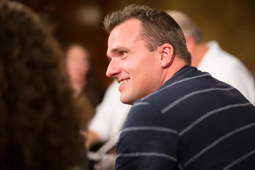 Participants in an addiction recovery program.