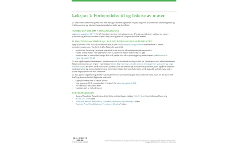 bilde av lederskapsleksjoner