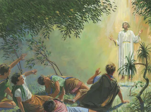 And so great was the astonishment of the sons of Mosiah and Alma the younger, that they fell to the earth, and understood not the words which he spake unto them. Chapter 18-8 (Mosiah 27:12)