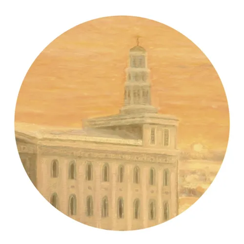 Nauvoo Temple at sunset