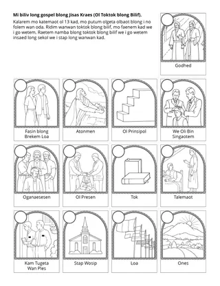 aktiviti pej blong ol pikinini