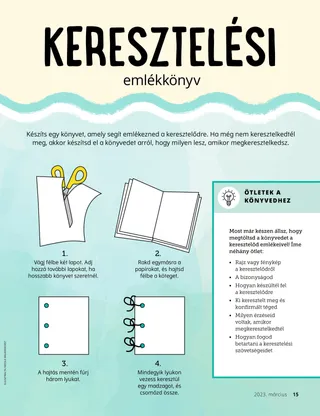 tevékenység egy könyv elkészítésére