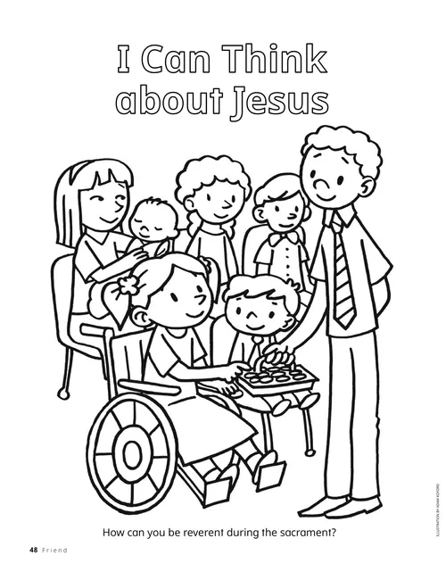 Kids taking the sacrament