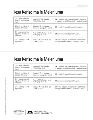 handout, Jesus Christ and the Millennium