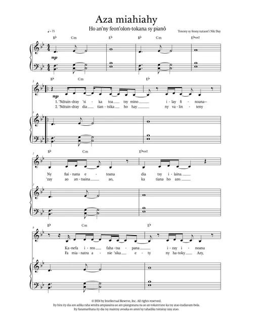 taratasy misy ireo mari-peo