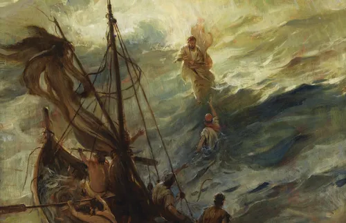 救主在海面上走