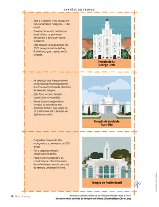 PDF dos cartões do templo