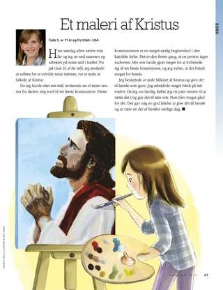 a painting of Christ