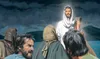 jesus talking with disciples on boat
