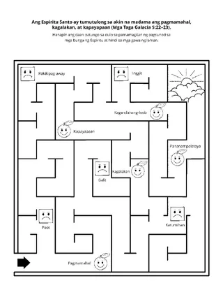 pahina ng aktibidad: tinutulungan ako ng Espiritu Santo na makadama ng pagmamahal