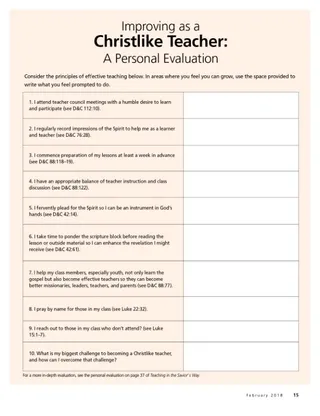 self-evaluation sheet