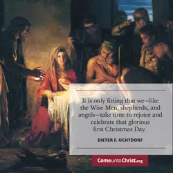 It is fitting that we take time to rejoice and celebrate that glorious first Christmas Day.