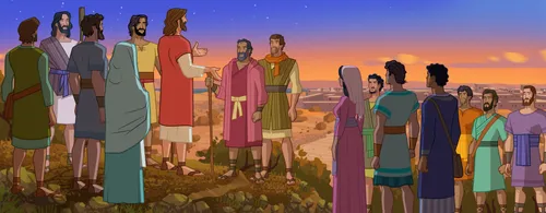 Jesus’s disciples ask Him when He will return.