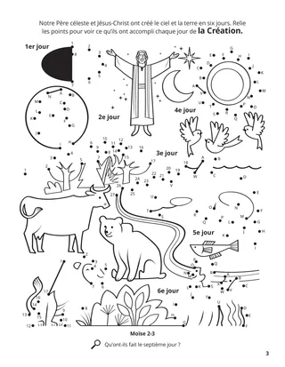 The Creation coloring page