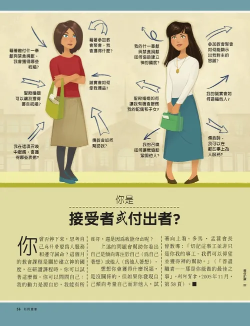 你是接受者或付出者?