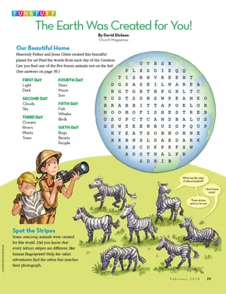 Funstuff: The Earth Was Created for You!