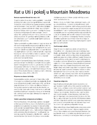 uručak, Rat u Uti i pokolj u Mountain Meadowsu