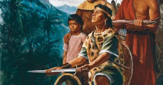 ผู้คนของแอมันกำลังฝังอาวุธ