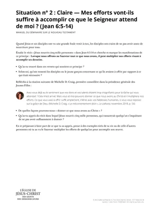 Handout on our Efforts