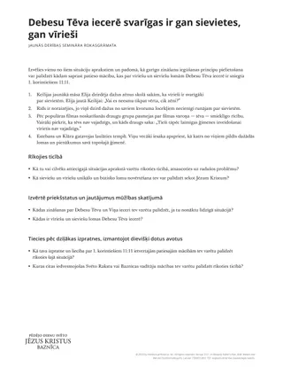 Heavenly Father’s plan.