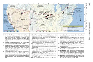 map, Westward Movement of the Church
