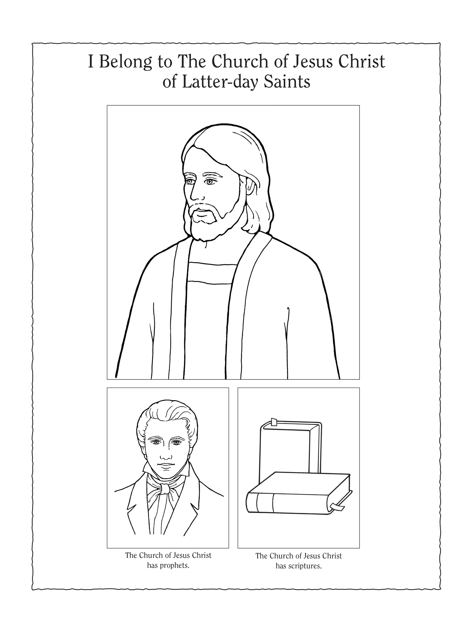 An illustration and activity from lesson 25, page 107 in the nursery manual Behold Your Little Ones (2008).